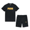 PUMA Black Shorts Summer Tracksuit