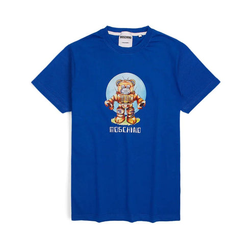 Moschino Robot Blue T-Shirt