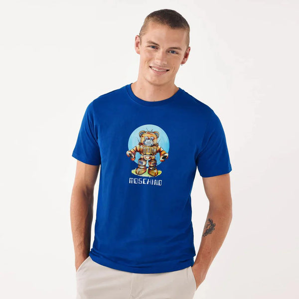 Moschino Robot Blue T-Shirt