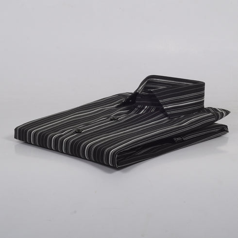 CK Black with White Stripped Shirt