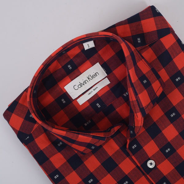 CK Red & Blue Checkered Shirt