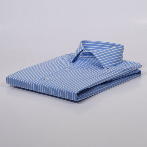 CK Blue with White Stripped Shirt