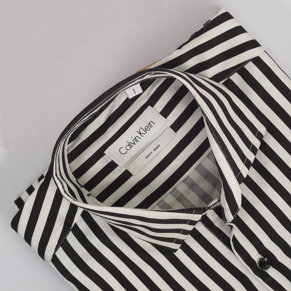 CK Black & White Wide Stripped Shirt