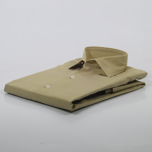 CK Olive Mini Checkered Shirt