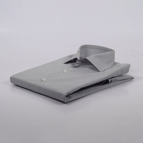 CK White & Blue Narrow Stripped Shirt
