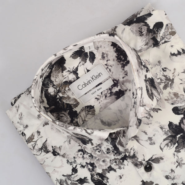 CK Black & White Floral Shirt