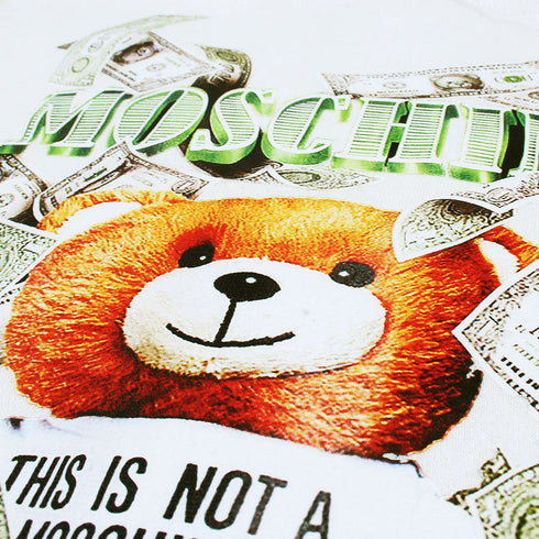 Moschino Dollar White Sweatshirt