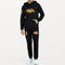 RL Black Triple Pony Premium Winter Tracksuit