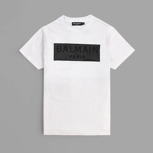 Balmain W Leather T-Shirt