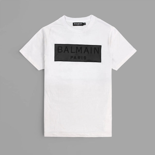 Balmain W Leather T-Shirt