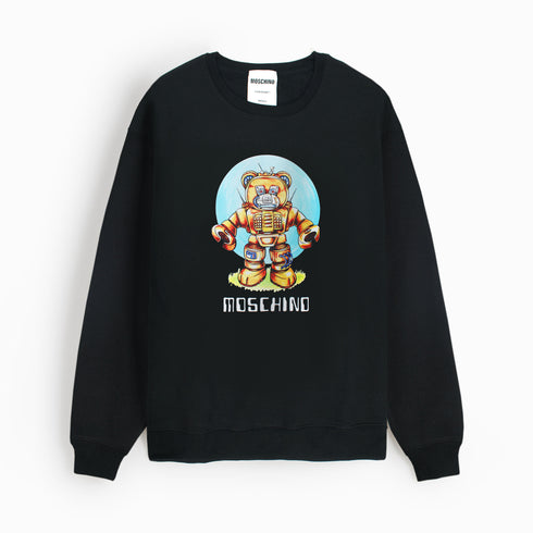 Moschino Robot Black Sweatshirt