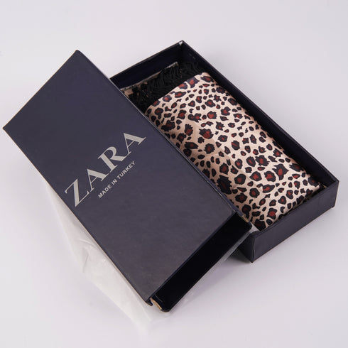 ZR Leopard Print Premium Silk Scarf (25)