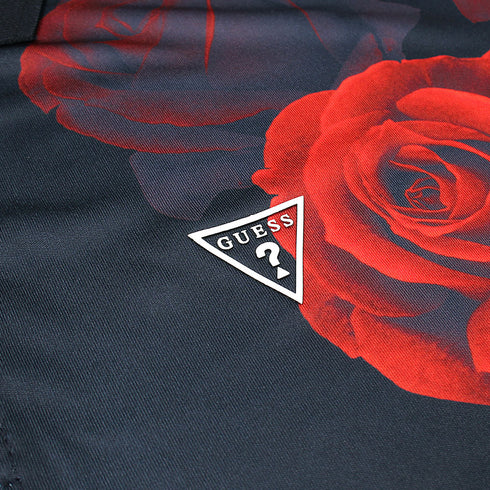 Guess Red Floral Polo Shirt