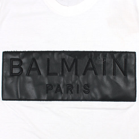Balmain W Leather T-Shirt