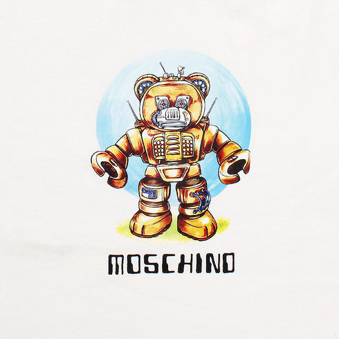 Moschino Robot White Sweatshirt