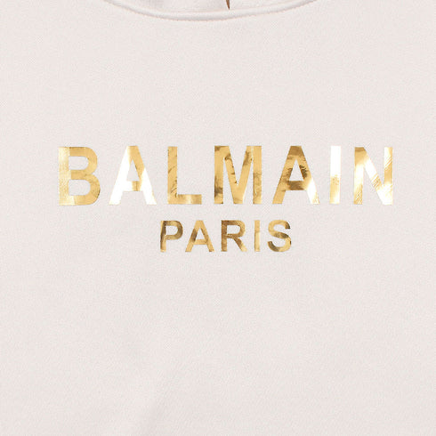 Balmain Basic Off-White Hoodie