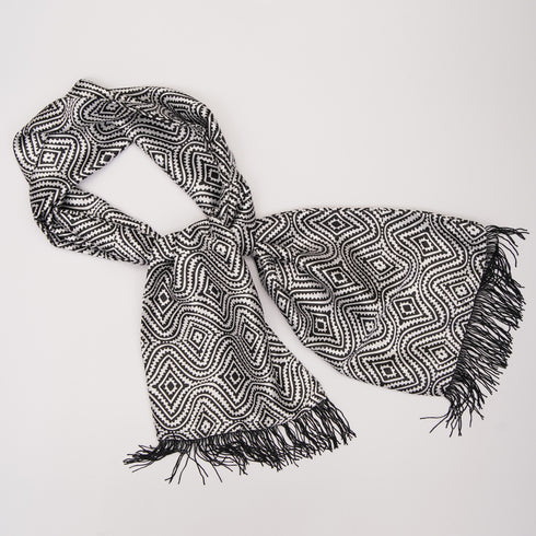 ZR Silver Enigma Silk Scarf (31)