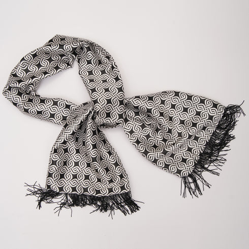 ZR B Silver Mystery Silk Scarf (35)