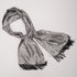 ZR Silver Leopard Print Silk Scarf (36)