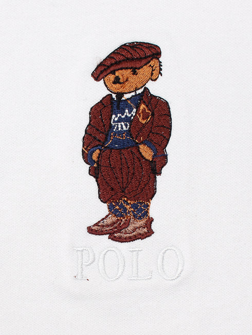 RL Bear White Polo Shirt