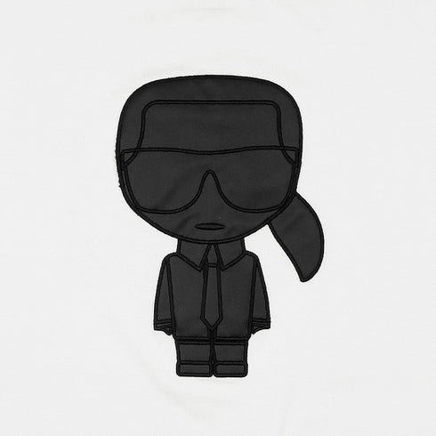 KARL White Leather P T-Shirt