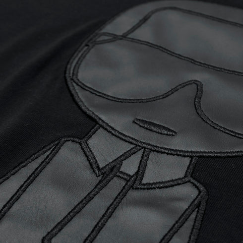 KARL Black Leather T-Shirt