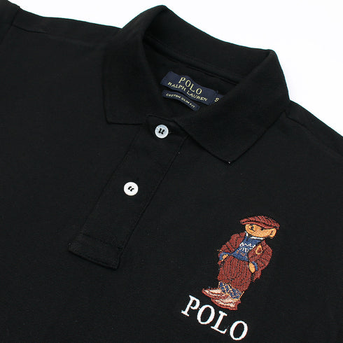 RL Bear Black Polo Shirt