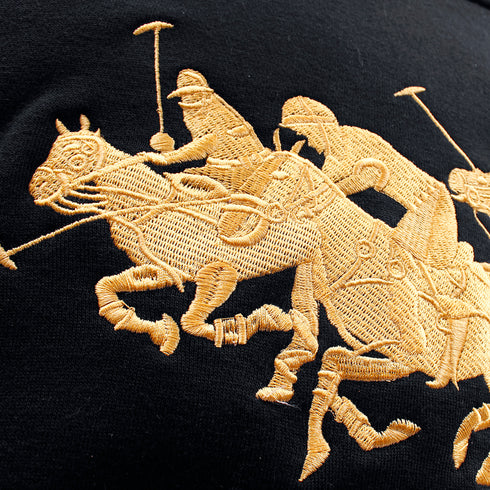 RL Black Triple Pony Premium Winter Tracksuit