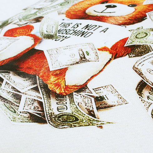 Moschino Dollar White Sweatshirt