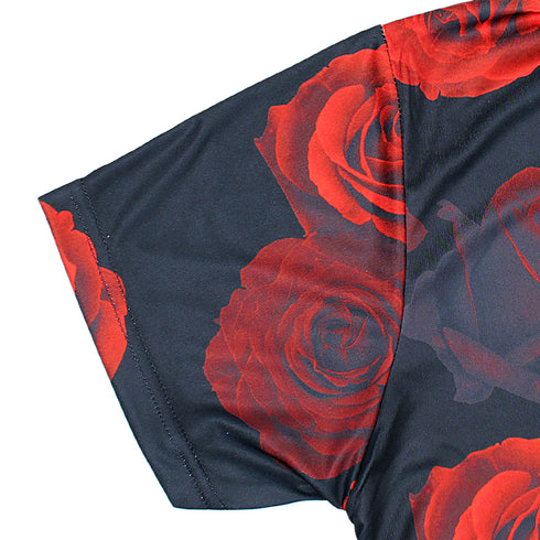 Guess Red Floral Polo Shirt