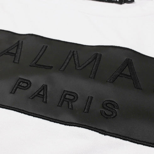 Balmain W Leather T-Shirt