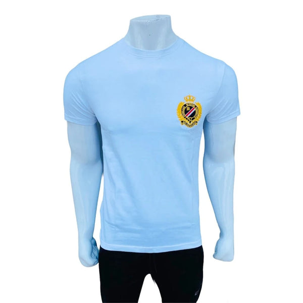 RL Embroidered White T-Shirt