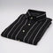 ZR Black & White T stripes Linen Shirt