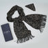 ZR Black Floral Premium Silk Scarf (17)