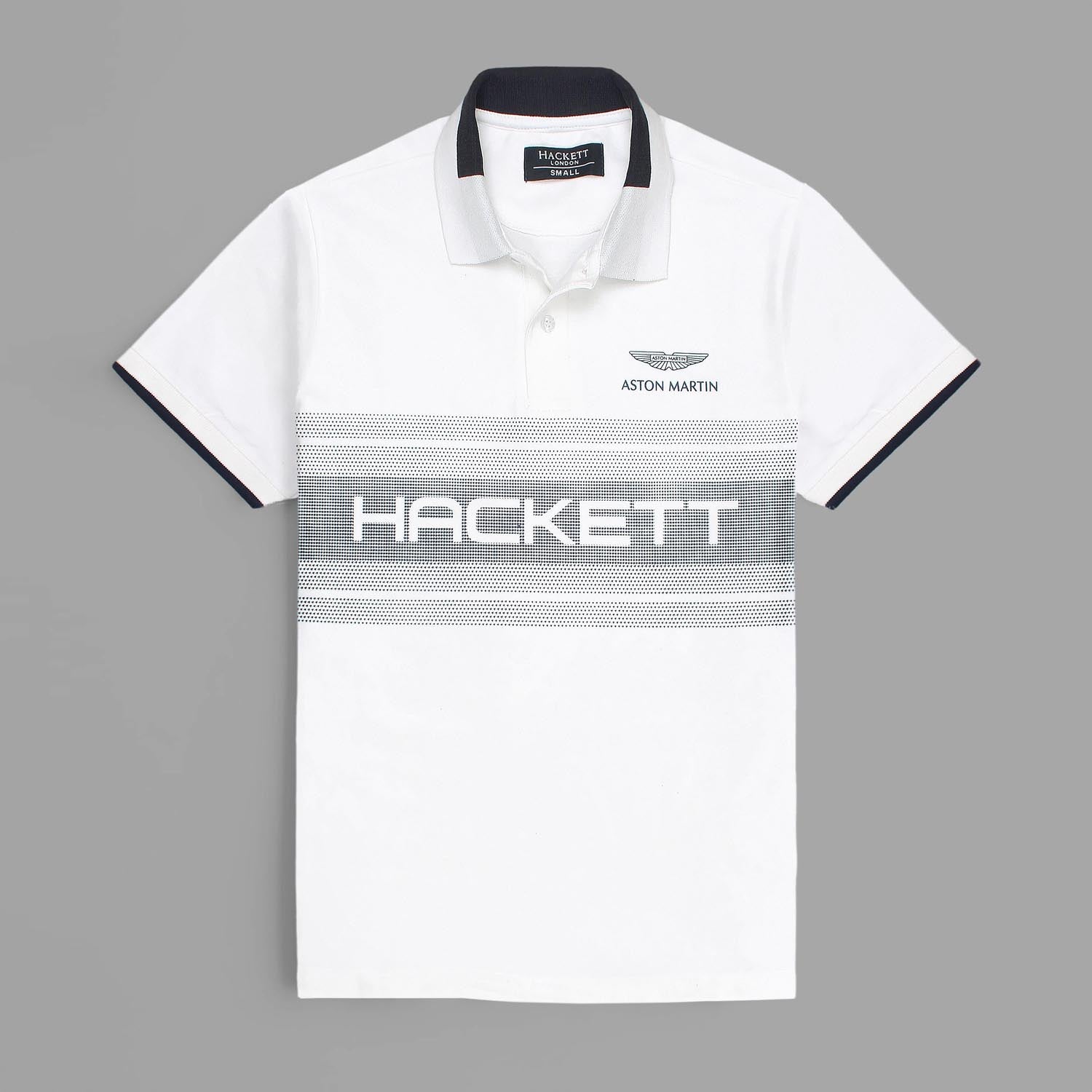 Hackett London Premium White Polo Shirt – leftovershub
